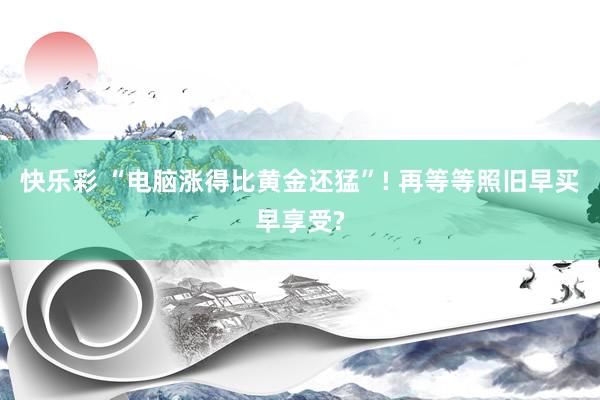 快乐彩 “电脑涨得比黄金还猛”! 再等等照旧早买早享受?